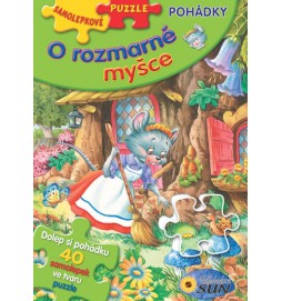 O rozmarné myšce - Samolepkové puzzle pohádky