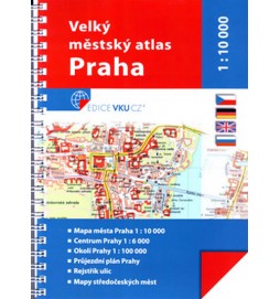 Praha městský atlas 1:10 000