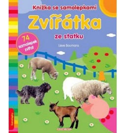 Zvířátka ze statku - Knížka se samolepkami