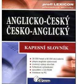 Anglicko-český - česko-anglický  kapesní slovník - CD-ROM