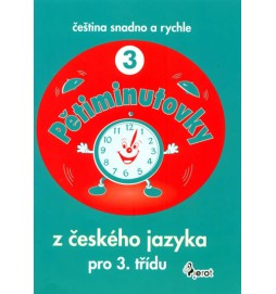 Pětiminutovky z českého jazyka  pro 3. třídu - Čeština snadno a rychle