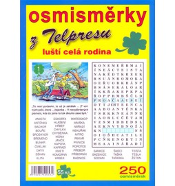 Osmisměrky z Telpresu luští celá rodina 2/2009 - 250 osmisměrek