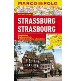 Strassburg/Strasbourg - City Map 1:15000