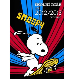 Snoopy - školní diář 2012/2013 (září 2012 - prosinec 2013)