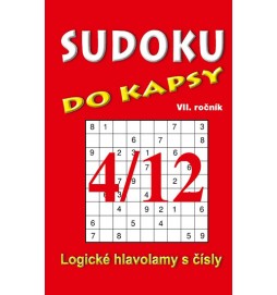 Sudoku do kapsy 4/2012 (červená)