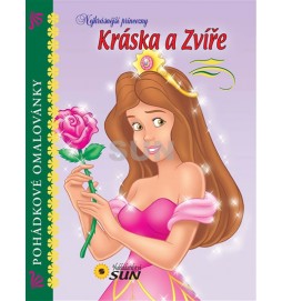 Kráska a zvíře - Pohádkové omalovánky