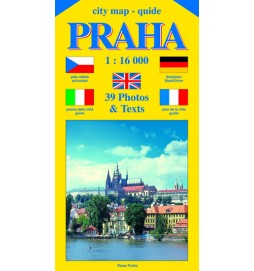 City map - guide PRAHA 1:16 000 (čeština, angličtina, italština, němčina, francozština)