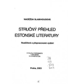 Stručný přehled Estonské literatury