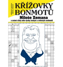 Křížovky bonmotů Miloše Zemana a známé citáty nebo výroky českých a světových osobností