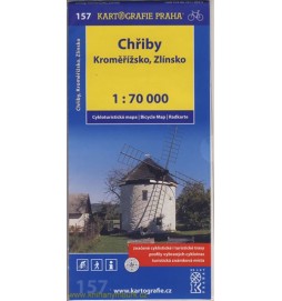 Chřiby, Kroměřížsko, Zlínsko 157 - Cykloturistická mapa