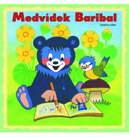 Medvídek Baribal - omalovánky čtverec