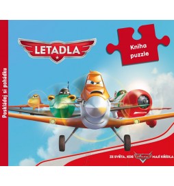 Letadla - 9 dílná kniha puzzle