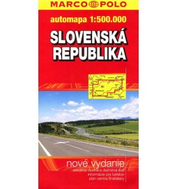 Slovenská republika - mapa 1:50000