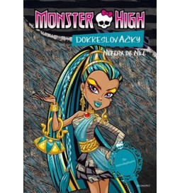 Monster High - Nefera de Nile + Operetta - Dokreslovačky se samolepkami