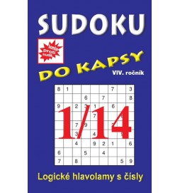 Sudoku do kapsy 1/2014 (modrá)