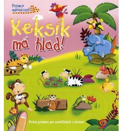 Keksík má hlad! - Prstem po malované cestě