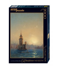 Puzzle 2000 Ajvazovskij Leandrová věž v Konstantinopolu (ze sbírek ruských muzeí)