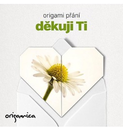 Origami přání - Děkuji Ti