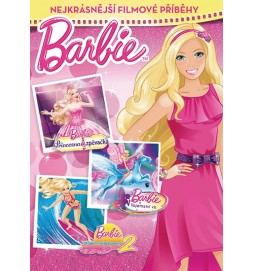 Barbie - Nejkrásnější filmové příběhy (Princezna a zpěvačka, Tajemství víl a Příběh mořské panny 2)