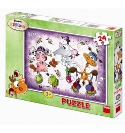 Krkouni - puzzle 24 dílků