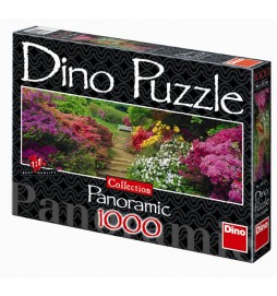 Rozkvetlá zahrada - puzzle Panoramic 100