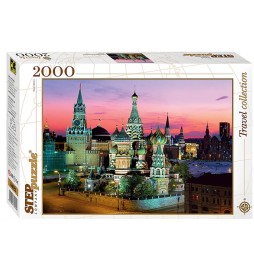 Puzzle 2000 Chrám Vasila Blaženého. Moskva