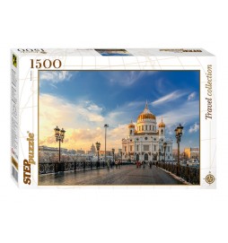 Puzzle 1500 Katedrála Krista Spasitele. Moskva