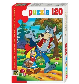 Puzzle 120 Pohádky - Červená karkulka