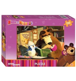 Puzzle 120 Máša a Medvěd - Tučňáček