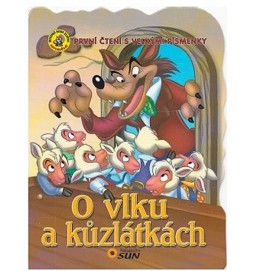 O vlku a kůzlátkách - První čtení s velkými písmenky