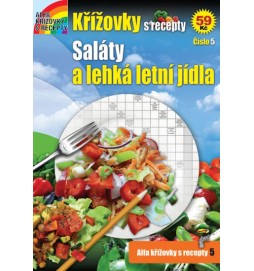 Křížovky s recepty 5 - Saláty a lehká letní jídla