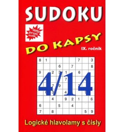 Sudoku do kapsy 4/2014 (červená)