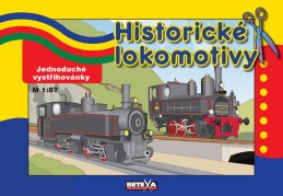 Historické lokomotivy - Jednoduché vystřihovánky - neuveden