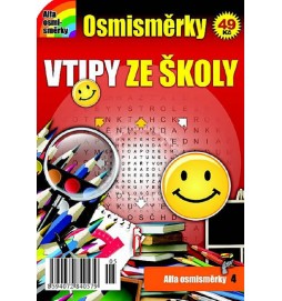 Osmisměrky 4 - Vtipy ze školy