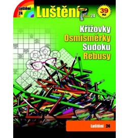 Luštění 24 - Křížovky, osmisměrky, sudoku, rébusy