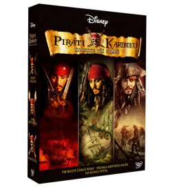 Komplet Piráti z Karibiku 3DVD