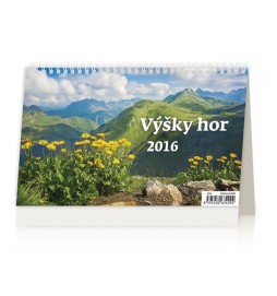 Kalendář stolní 2016 - Výšky hor