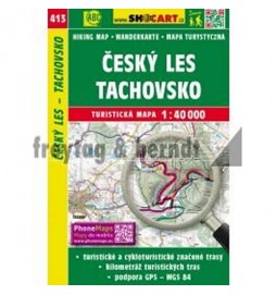 Český les Tachovsko 1:40 000