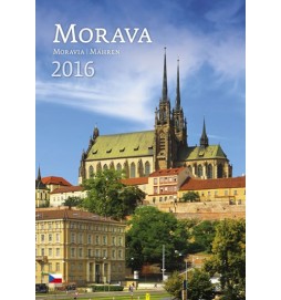 Kalendář nástěnný 2016 - Morava/Moravia/Mähren