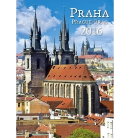 Kalendář nástěnný 2016 - Praha/Prague/Prag