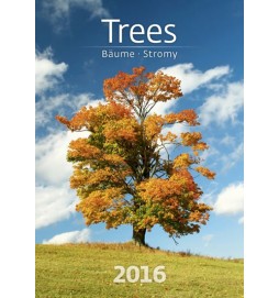 Kalendář nástěnný 2016 - Trees/Bäume/Stromy