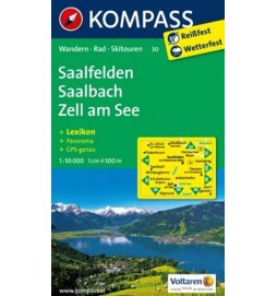 Saalfelden Saalbach Zell am See 1:50T Kompass