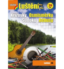 Luštění 25 - Křížovky, osmisměrky, sudoku, rébusy