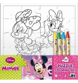 Minnie - Omalovánka puzzle