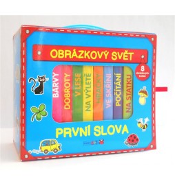 Obrázkový svět - První slova (miniknížky v kufříku)