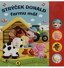 Strýček Donald farmu měl - 4 zvuková tlačítka a písnička!