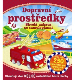 Dopravní prostředky - Skvělá zábava se samolepkami