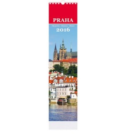 Kalendář nástěný 2016 - Praha /vázanka