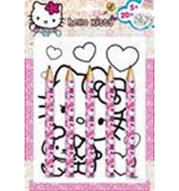 Hello Kitty - Maxi pastelky - omalovánky