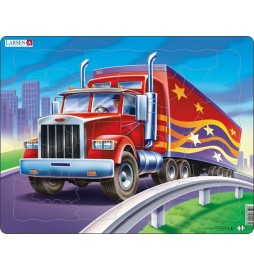 Puzzle MAXI - Americký truck - kamion/25 dílků